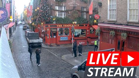 earthcam dublin|outside temple bar dublin live camera.